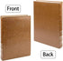 Golden State Art, 4x6 Photo Album Floral Faux Leather 300 Pockets Picture With Memo Large Capacity Used for Family Wedding Anniversary Vacation Christmas Baby (Brown)