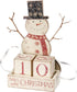 Primitives by Kathy Nordic Countdown Block, Snowman