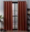 Exclusive Home Curtains Oxford Textured Sateen Thermal Window Curtain Panel Pair with Grommet Top, 52x96, Mecca Orange, 2 Count