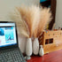 Faux Pampas Grass - Pampas Grass Decor - 17 Inch Dried Pampas Grass Small - Artificial Pompous Grass Branches Decor (7)