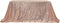 PartyDelight Sequin Tablecloth, Wedding, Sweetheart, Christmas Tree, Rectangular, 48"x72", Rose Gold
