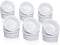 Dizada 12 Pack Small Dipping Bowls, White Ceramic Soy Sauce Dish Condiments Side Dish bowls- Perfect for BBQ sauce,Tomato Sauce, honey mustard and soy sauce