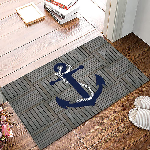 Doormats Entrance Rugs Sketch Beach Coco Entryway Door Mats Nature Hand Painted Floor Mats Apartment Office Front Door 23.6 x 15.7 inches