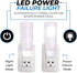Westek Emergency Light, 2 Pack Multi-Function LED Rechargeable Flashlight, Power Failure Light and Night Light Must-Have Power Outage Lights, Ideal for Storms, Blackouts NL-PWFL AmerTac