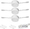 Nadair UNPL201-3K-3WH Wired LED Puck Lights (x3) Plug-In Lighting, Can Be Surface Mount or Flush Mount, Easy To Install, Daisy Chain, 3-pack 3000K Warm White