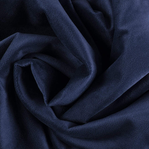 HPD Half Price Drapes VPCH-P Signature Blackout Velvet Curtain (1 Panel), 50 X 120, Union Blue