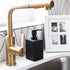 Yew Design Black Soap Dispenser for Bathroom (Square) Hand Soap Dispenser for Kitchen