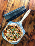 Taasi Metal Pizza Peel-14x12 Inch Pizza Shovel With Foldable Handle - Pizza Cutter With Protective Cover- Easy Baking & Slicing Homemade Pizza Bread