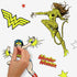 RoomMates RMK4308SCS Wonder Woman Cartoon Peel and Stick Wall Decals