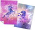 HK Studio Unicorn Posters - Self Adhesive, Easy Peel and Stick - Unicorn Wall Decor Poster for Girls Bedroom