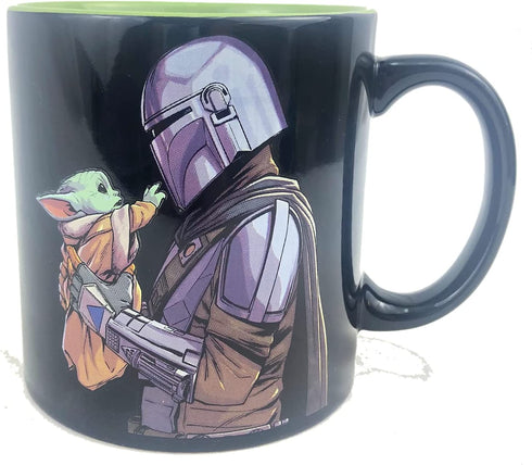 Star Wars - The Mandalorian - Baby Yoda Grogu - Ceramic Coffee Mug - Jumbo 20 Ounce
