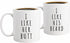 I Like His Beard, I Like Her Butt Couples Funny Coffee Mug Set 11oz - Unique Wedding Gift For Bride and Groom - His and Hers Anniversary Present Husband and Wife - Engagement Gifts For Him and Her