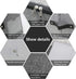 AMJ 29.5" 15" 6.7", Rigid Under Bed Garment Storage Bins, Folding & Washable, Soft Zip Lid, Black Gray