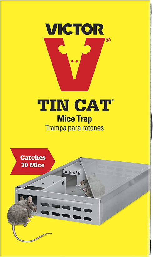 Victor M310S TIN CAT Live Mouse Trap - Catches Up to 30 Mice, 1 Trap