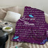 Gifts for Mom, Flannel Blanket to My Mom from Daughter Son,Birthday Gifts for Mom,Mother Day's,Christmas,Soft Bed Throw Blanket