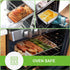P&P CHEF Stainless Steel Small Baking Pan Set, 6-Piece Kitchen Bakeware Sets, Includes Oven Pan with Rack, Square/Round Cake Pan, Loaf & Muffin Pan, Easy Clean & Heavy Duty