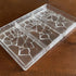 Crack Shape Chocolate Bar Mold Polycarbonate Energy Bar Moulds Chocolate Maker