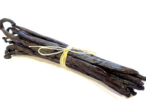 Strongus 2 Madagascar Vanilla Beans - Grade A Vanilla Pods - Rich, Creamy Flavor & Aroma - Ingredients for Baking, Homemade Extract, Paste, Brewing, Coffee, Cooking - 6-7", 2 Bean