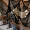 Yunfan Halloween Creepy Cloth Spooky Halloween Decorations Haunted House Party Outdoor Decor Supplies Backdrops for Garden,Doorways,Yard,Indoor,Windows