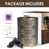 ARVIDSSON Electric Wax Melt Warmer for Scented Wax, Metal Wax Candle Warmer Wax Melter, Wax Burner Fragrance Warmer with 2 Edison Bulbs for Home Office Bedroom Gifts