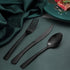 Bestdin 20-Piece Matte Black Silverware Set, Premium Stainless Steel Flatware Cutlery Set for 4, Spoons and Forks Set Includes Knife/Fork/Spoon, Dishwasher Safe