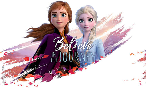 Tervis Disney Frozen 2 Anna Elsa Journey Insulated Travel Tumbler & Lid, 16 oz, Clear