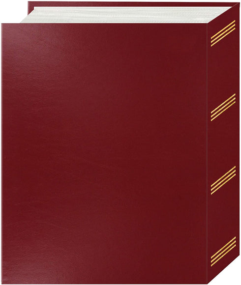 Pioneer Photo Albums A4-100 Burgundy Red Photo Album, 100 Pockets 4"x6"