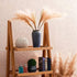 LACKINGONE 4Pcs Pampas Grass Decor 30 inch Artificial Pampas Grass Branches, Faux Pampas Grass Boho Room Decor Flowers Bunches for Home Kitchen Wedding Party