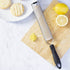 GRACE & GRIND Lemon Zester Grater for Kitchen Accessories - Premium Stainless Steel Grater for Parmesan Cheese, Citrus, Garlic, Carrot, Vegetables and Fruits with Non Slip Handle and Cover
