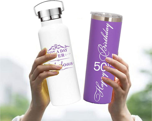 50 Birthday Gifts Women, 50th Birthday Gift Woman, 50th Birthday Gifts for Women, 50th Birthday Presents for Women, Gifts for Turning 50 for Women, 50th Birthday Tumbler, 50 Year Old Gifts for Women