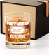 2021 Retirement Gifts for Men, Funny Retired 2021 Not My Problem Any More Whiskey Glass Gift, Happy Retirement Gifts for Office Coworkers, Boss, Dad, Husband, Brother, Friends