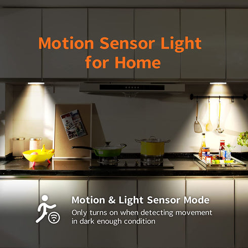 30 LED Closet Lights 3 Pack, Otdair Dimmable Closet Lights Motion Sensored, Rechargeable Under Cabinet Lighting Stick-on Anywhere, for Kitchen, Wardrobe, Stairs, Bedroom, Hallway