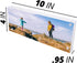 DuraClear 4x10 Inches AAA Grade Acrylic Picture Frame, Thick and Heavy Frameless Block Display