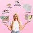 Ava Eden Wall Collage Kit - 100pc with Accessories incl Gold Foil Detail, Boho Room Decor for Teen Girls, Aesthetic Wall Decor, Picture Collage Wall Decor, Boho Pictures Wall Decor