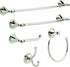 DELTA Cassidy Towel Ring, Polished Nickel, Bathroom Accessories, 79746-PN