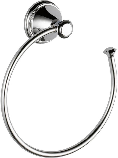DELTA Cassidy Towel Ring, Chrome Hand Towel Holder, Bathroom Accessories, 79746 2.63 x 7 x 2.63 Inches
