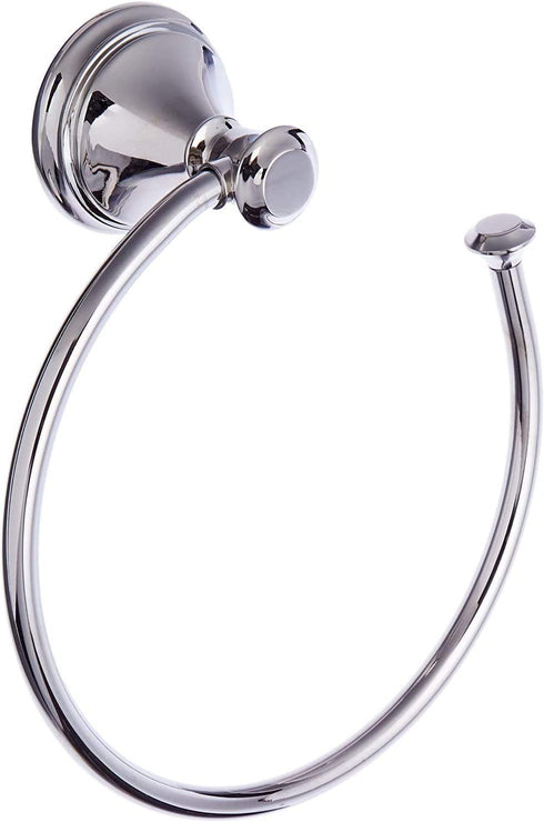 DELTA Cassidy Towel Ring, Polished Nickel, Bathroom Accessories, 79746-PN