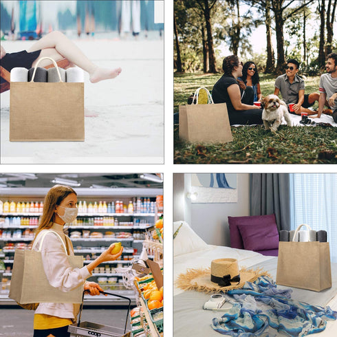 Large Beach Bags for Women,tote Handbag Handmade Weaving Shoulder Bag with Reusable Grocery Shopping Bag Straw Bag