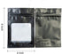 HANSER | Smell Proof Odorless Mylar Resealable Foil Pouch Bags with clear Window | Food Safe | Airtight | matte black | 100 Pieces | 4x6 inches