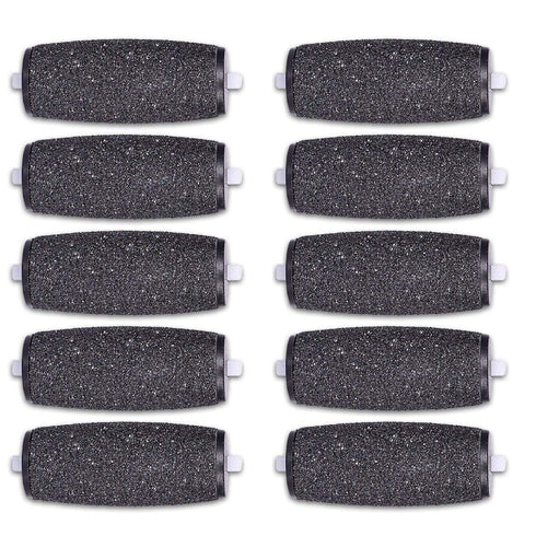 10 Extra Coarse Replacement Roller Refill Heads Compatible with AM0PE Refills Electronic Perfect Foot File with Diamond Crystals