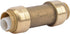 SharkBite U2008-0000LFA 1/2 inch x 1/2 inch Brass Check Valve, Push-to-Connect, Copper, PEX, CPVC