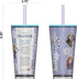 Zak Designs Disney Frozen II Movie Tumbler Set Includes 22oz Sculpt Tumbler and 16oz DIY Sticker Tumbler, Made of Durable Plastic (Elsa, Anna, Olaf, Kristoff, and Nokk, 2-Piece Set, BPA-Free)
