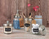 Amolliar Mason Jar Liquid Soap Dispenser Lids - 304 Stainless Steel Pumps & Lids for 16oz Regular Mouth Mason Jar-Rustic/Farmhouse Decor, for Hand Soap,Dish Soap, Lotions/Brushed Nickel-6 Pack