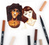 Tombow 56170 Dual Brush Pen Art Markers, Portrait, 10-Pack. Blendable, Brush and Fine Tip Markers