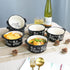 Wisenvoy Soup Bowls with Handles Soup Bowls 21 Ounces Soup Bowl French Onion Soup Bowls Ceramic Soup Mug Soup Crocks