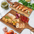 AIDEA Wood Cutting Board with Handle, Cheese Board Chartuterie Board?for Cutting and Serving 17"X11"bundle with 17"X6"(2 Pack)