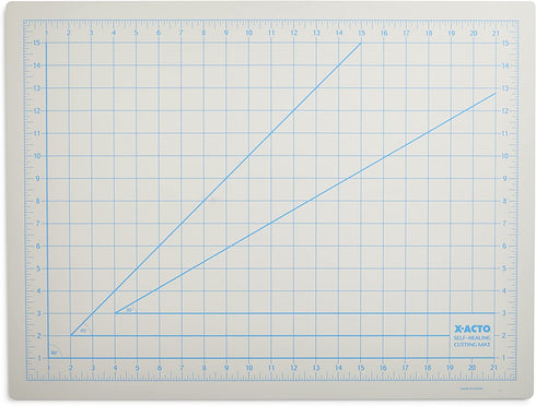 X-ACTO Self-Healing Cutting Mat, Non-Stick Bottom, Gray, 18x24 Inches