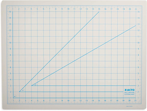 X-ACTO Self-Healing Cutting Mat, Non-Stick Bottom, Gray, 18x24 Inches