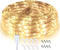 Areful LED Rope Lights, 16.4ft Waterproof Strip Light, 3000K Soft White, Flexible Indoor Outdoor Decorative Lighting for Home Christmas Holiday Garden Patio Party