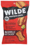 Nashville Hot Chicken Chips by Wilde Chips, Thin and Crispy, High Protein, Keto, Made with Real Chicken 2.25oz Bag